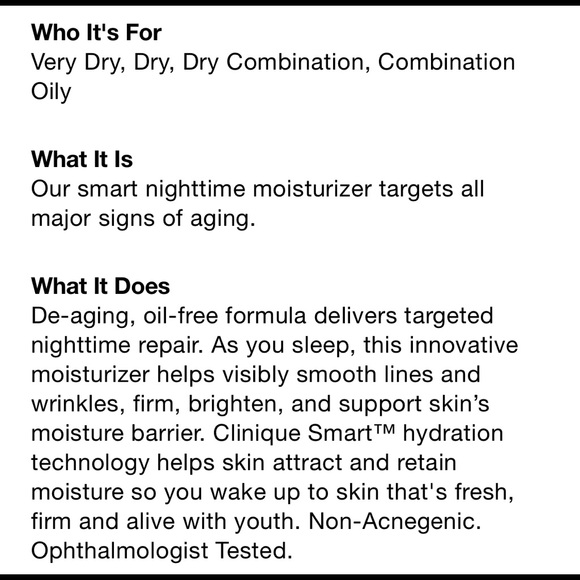 Clinique Smart Night .5 oz - Picture 5 of 14